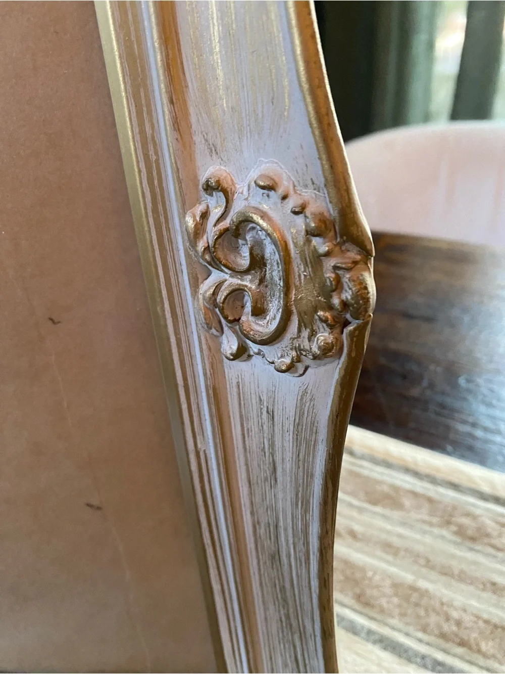 Vintage Hollywood Regency Picture Frame – Ornate Rococo Gold Gesso